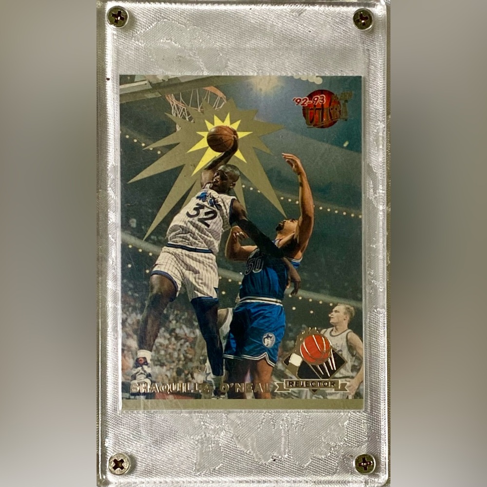 1992-93 Fleer Ultra Shaquille O’Neal “Rejection” Insert 4 of 5